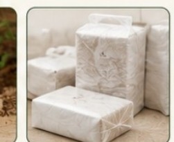 Customised cocopeat bales wrapped for export